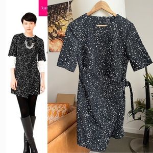 Kate Spade Saturday Galaxy Print Wrap Front Dress